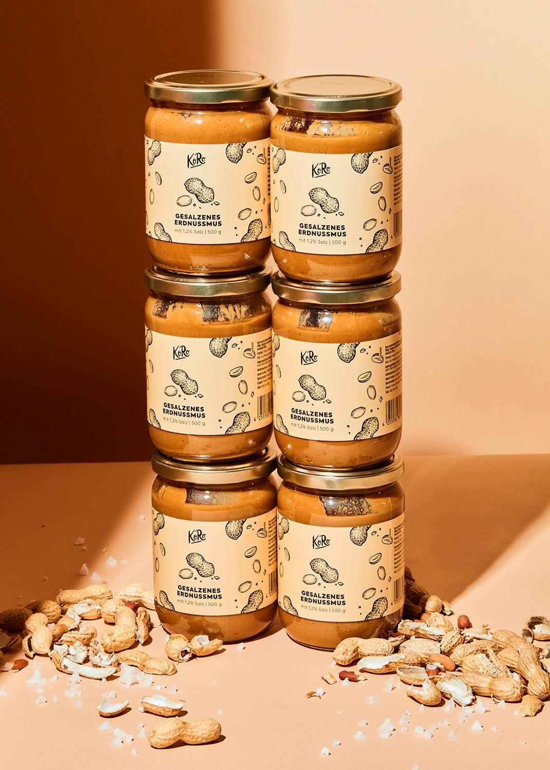 Purée de cacahuètes salée 6 x 500 g 2/7