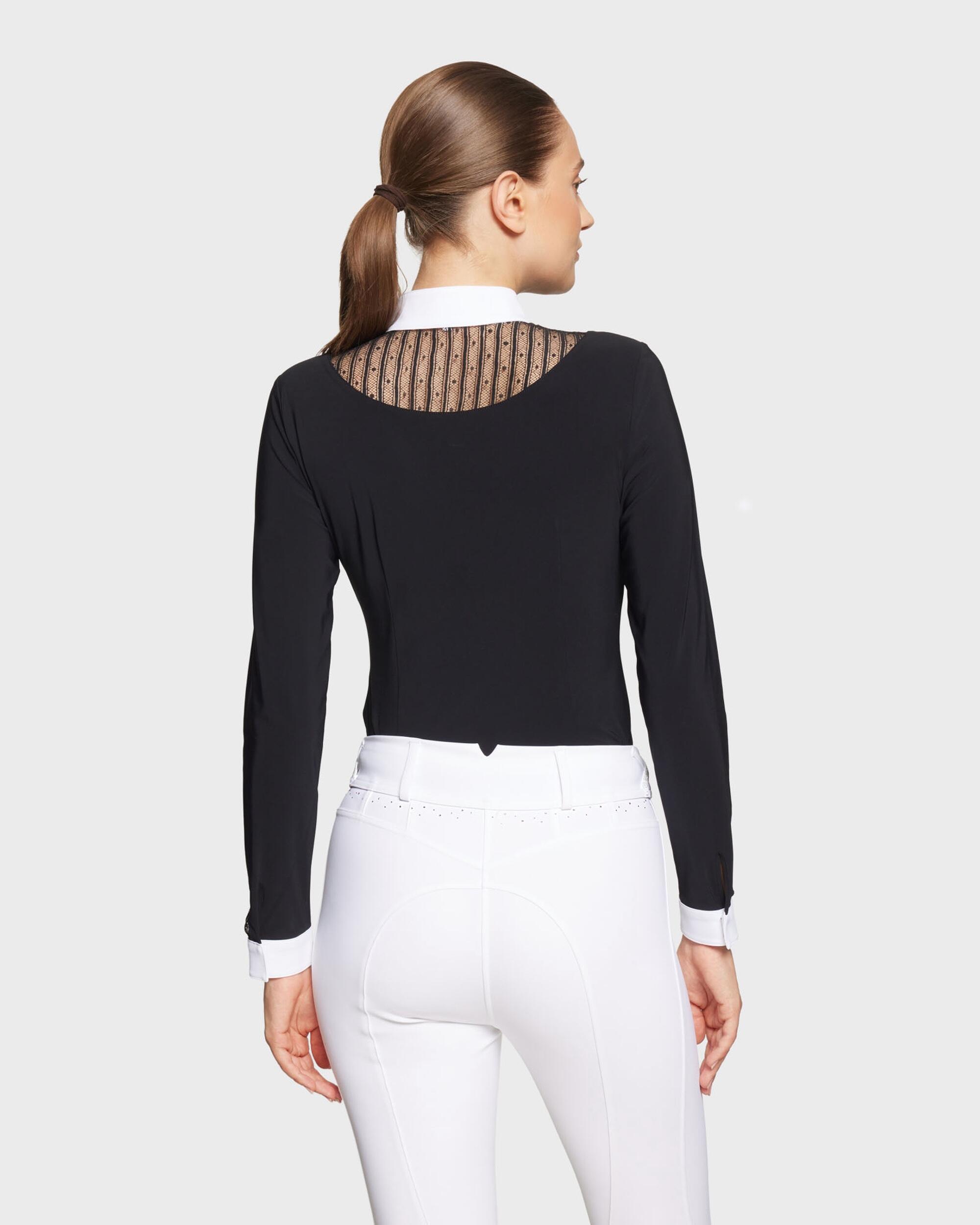 Turniershirt Damen Beatrice schwarz 3/3