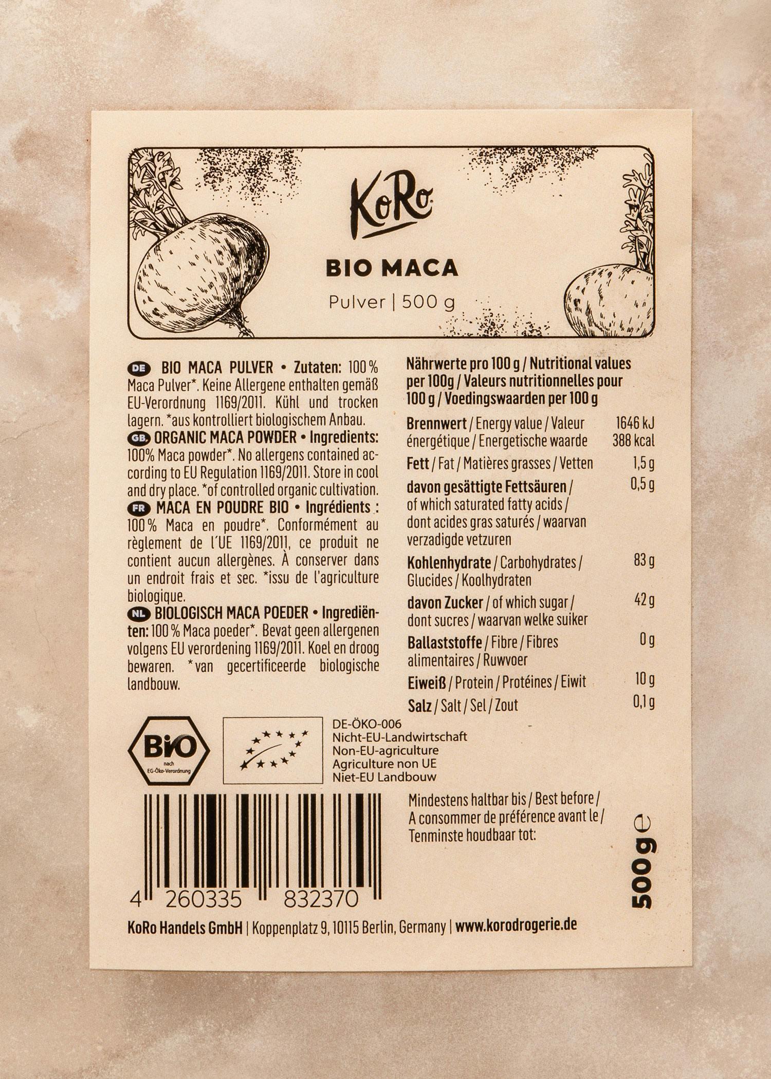 Maca bio in polvere | 500 g 4/7