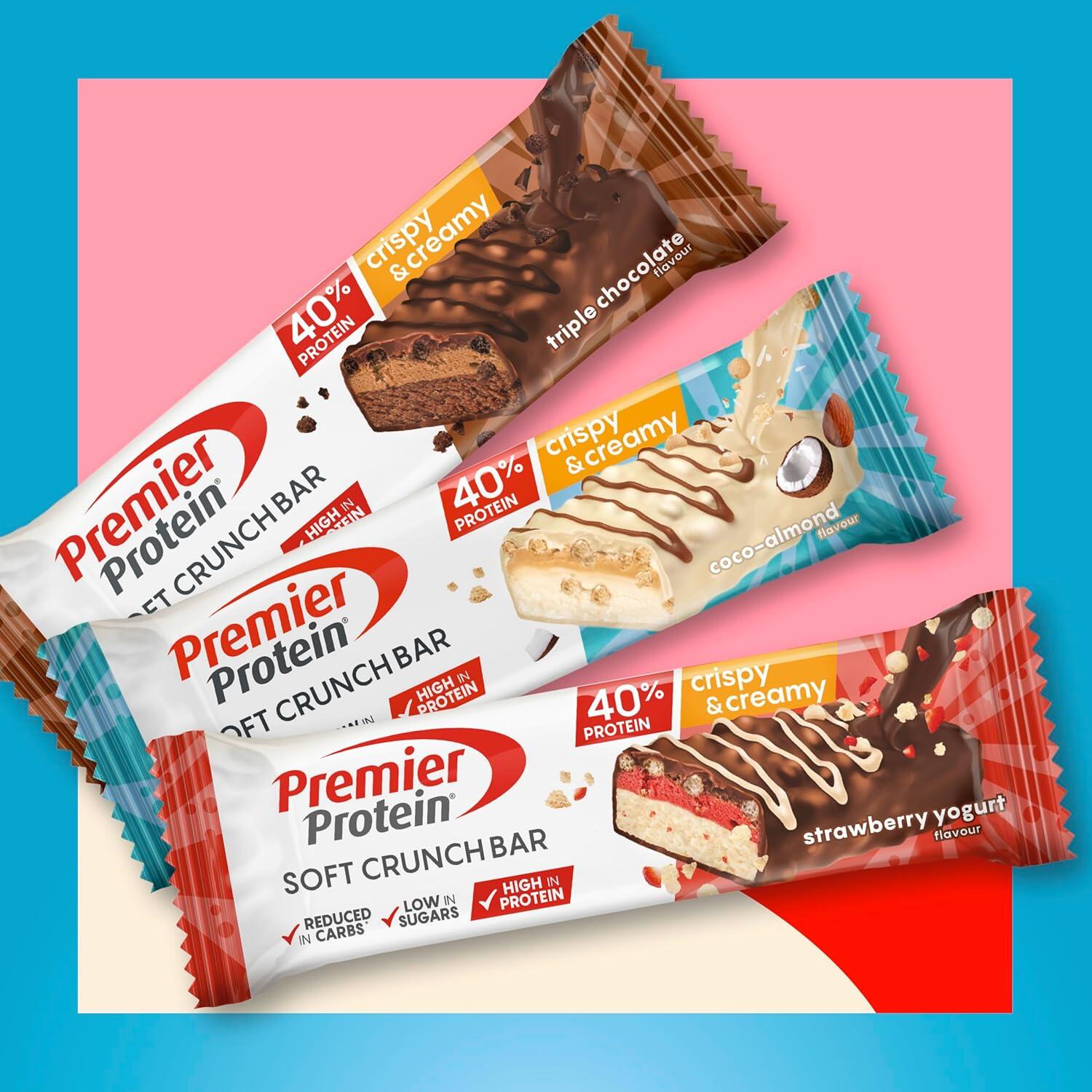 12x40g Energieriegel Soft Crunch Bar 40% Coco Almond 2/5