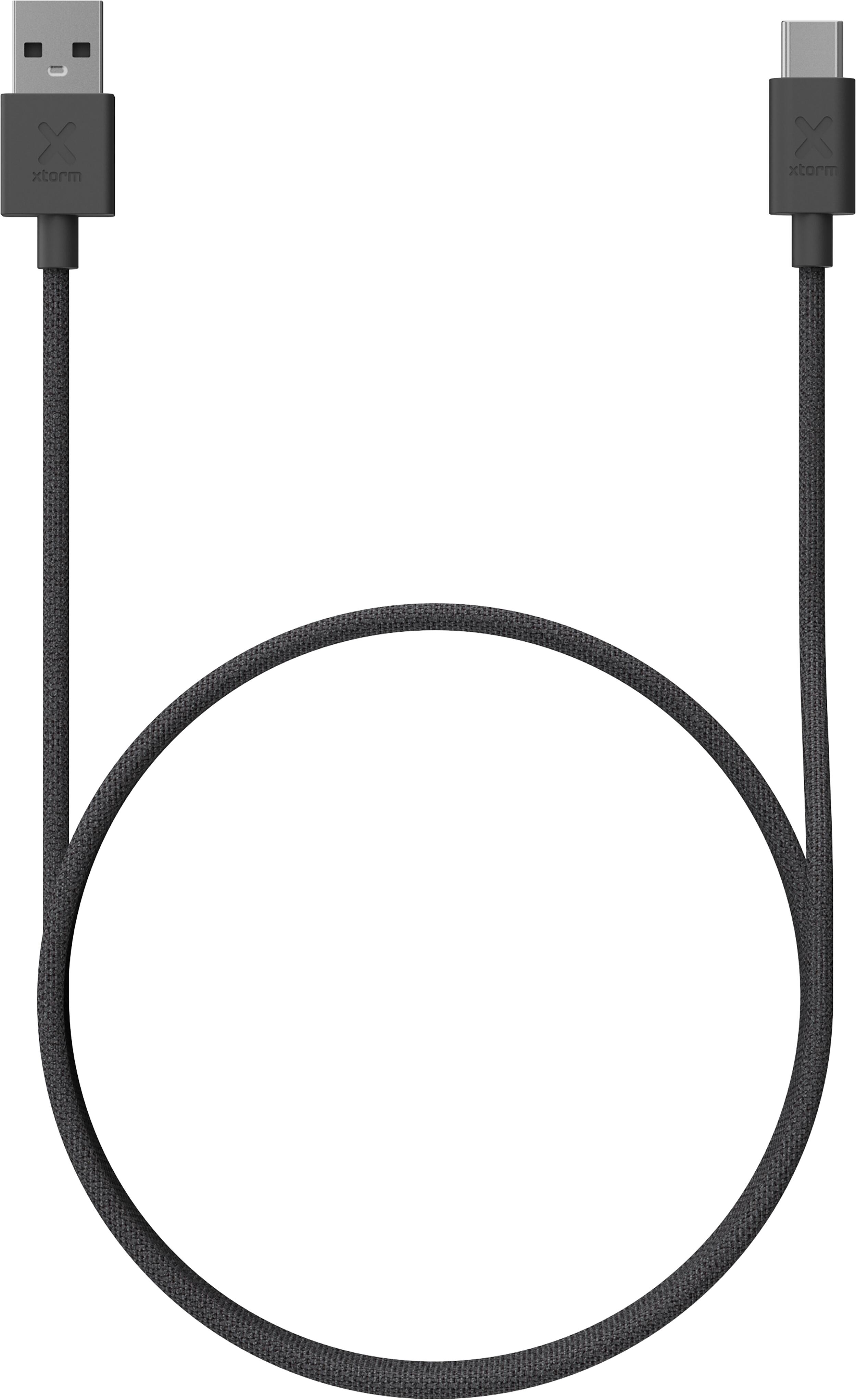 Xtorm Go2 USB-A naar USB-C Kabel - 1 Meter - Extra stevige USB-A Kabels - Zwart 2/5