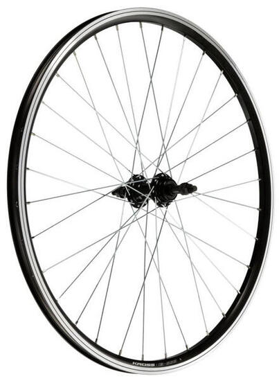 Koło rowerowe tylne 26 KROSS V-Brake wolnobieg stożek czarne