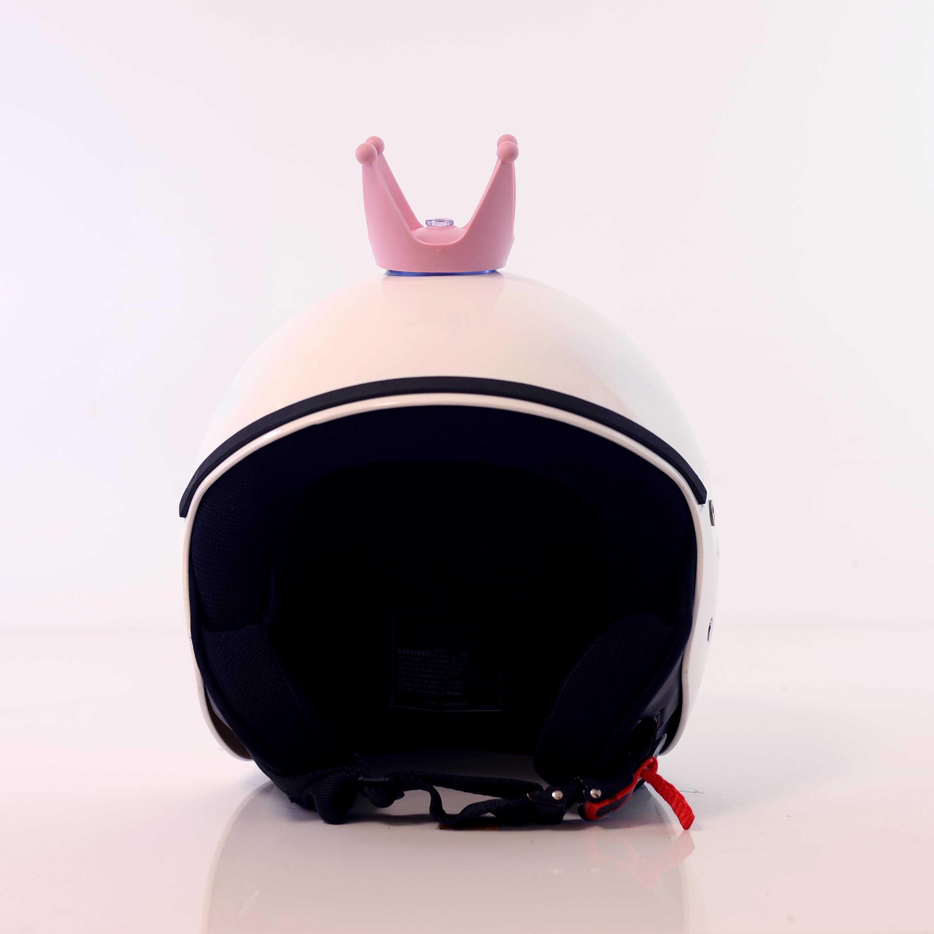 Accesorio Casco Coolcasc Corona Rosa Talla Única 2/4