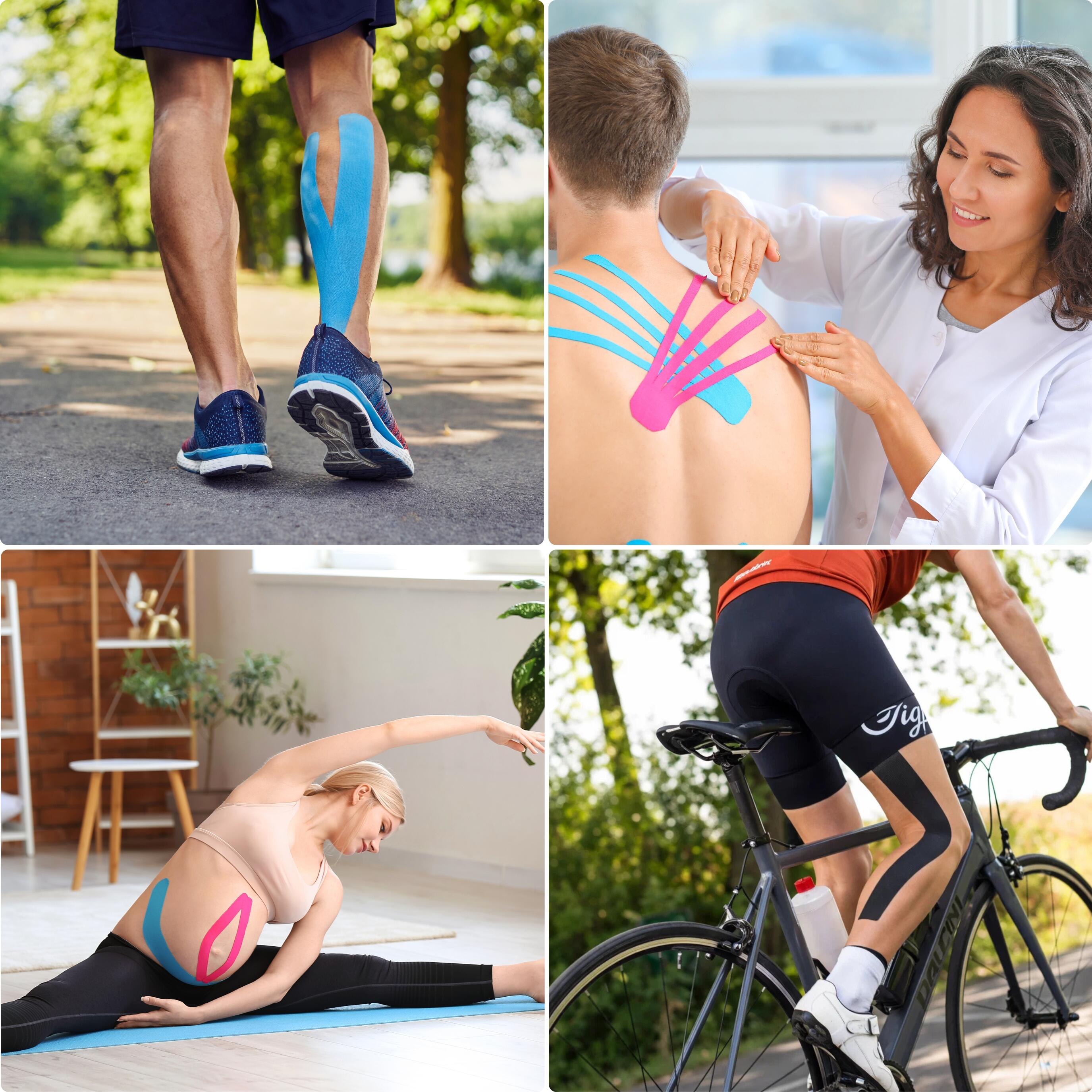 Cinta kinesiológica 5 m × 5 cm, venda de sujeción Kinesiotape - Recovery Tape x3 2/7