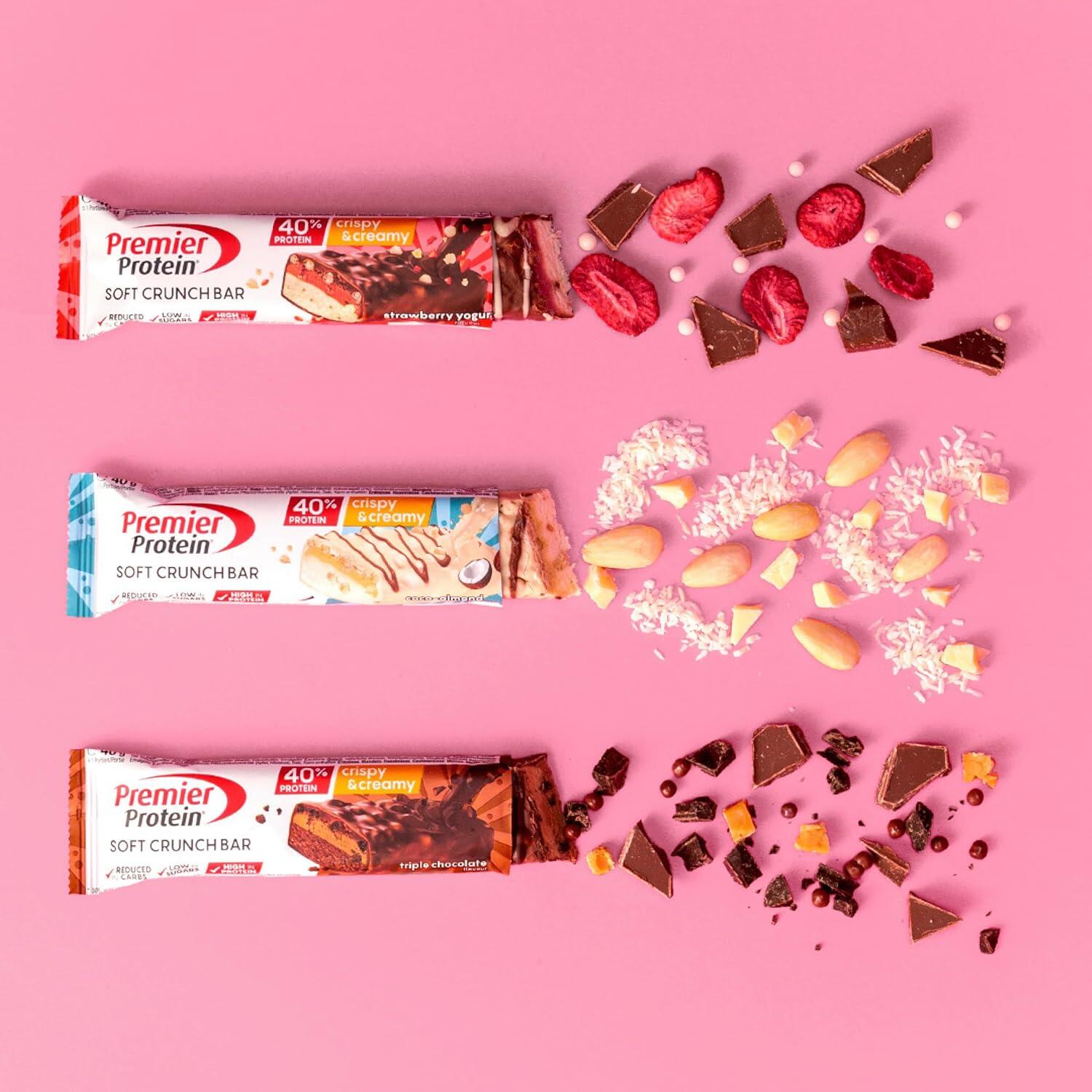 24x40g Energieriegel Soft Crunch Bar 40% Coco Almond 2/5