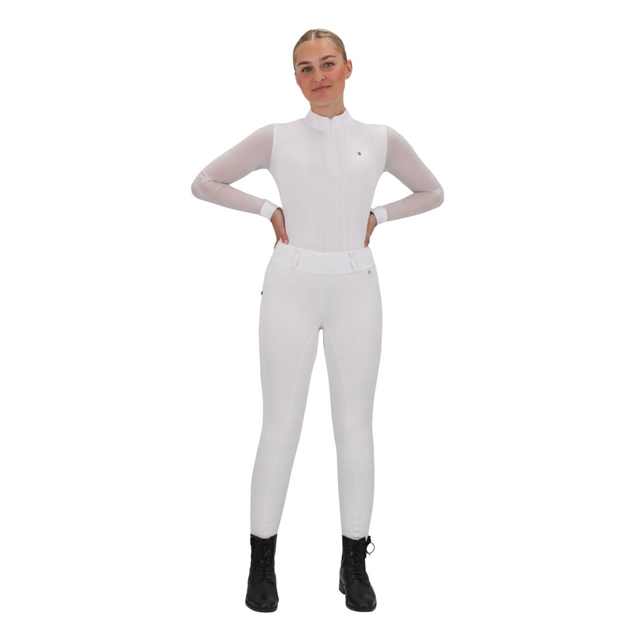 Turniershirt Sennah weiß 3/7