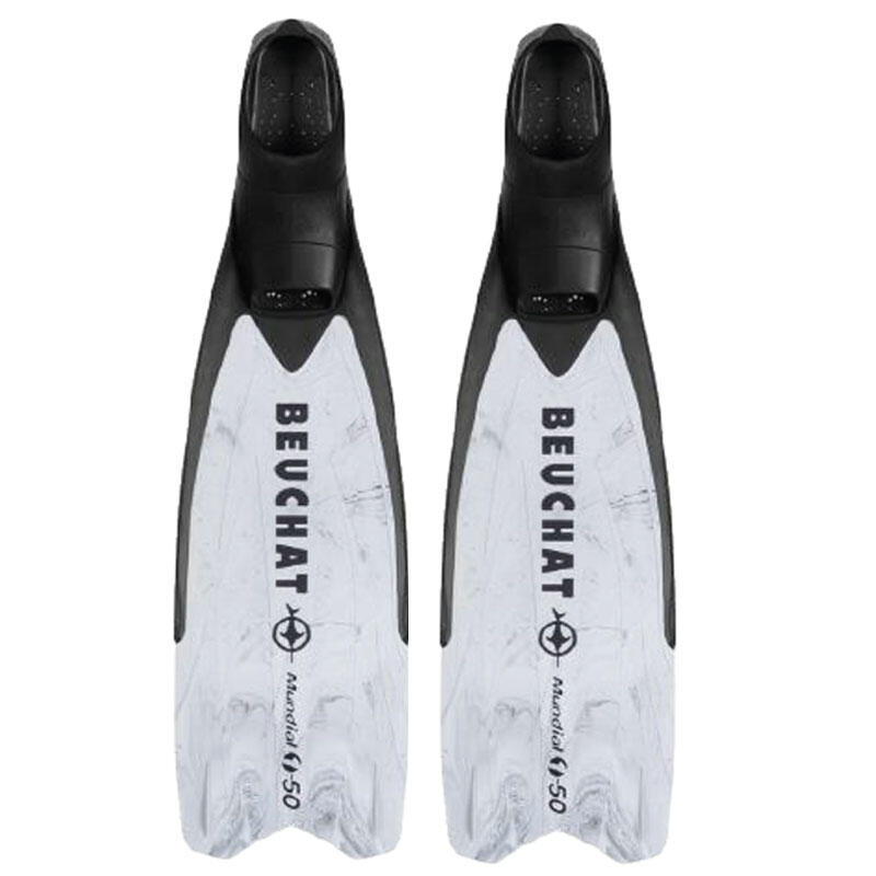 Beuchat Mundial One 50 Soft Flex – płetwy do freedivingu, snorkelingu