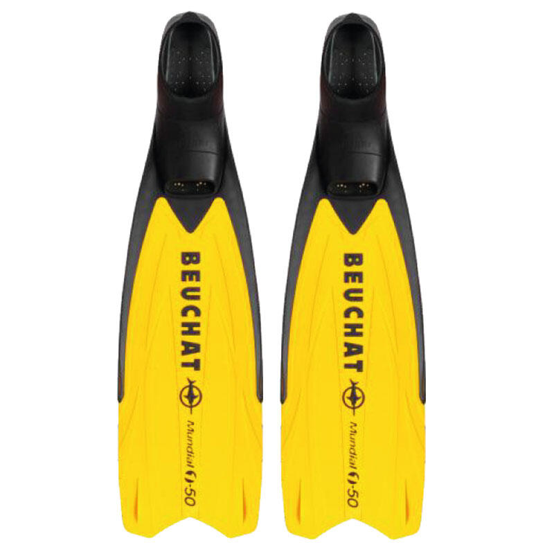 Beuchat Mundial One 50 Soft Flex – płetwy do freedivingu, snorkelingu