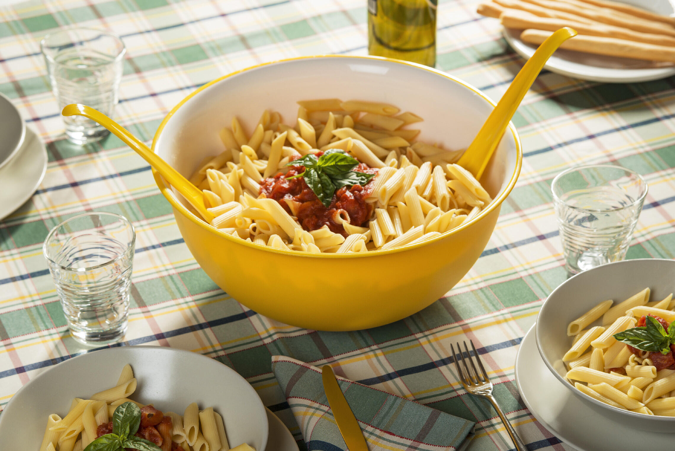 Set 2 misek s víčkem Omada Sanaliving  Bowls Set 2x 1,7L & 2x lids 5/7