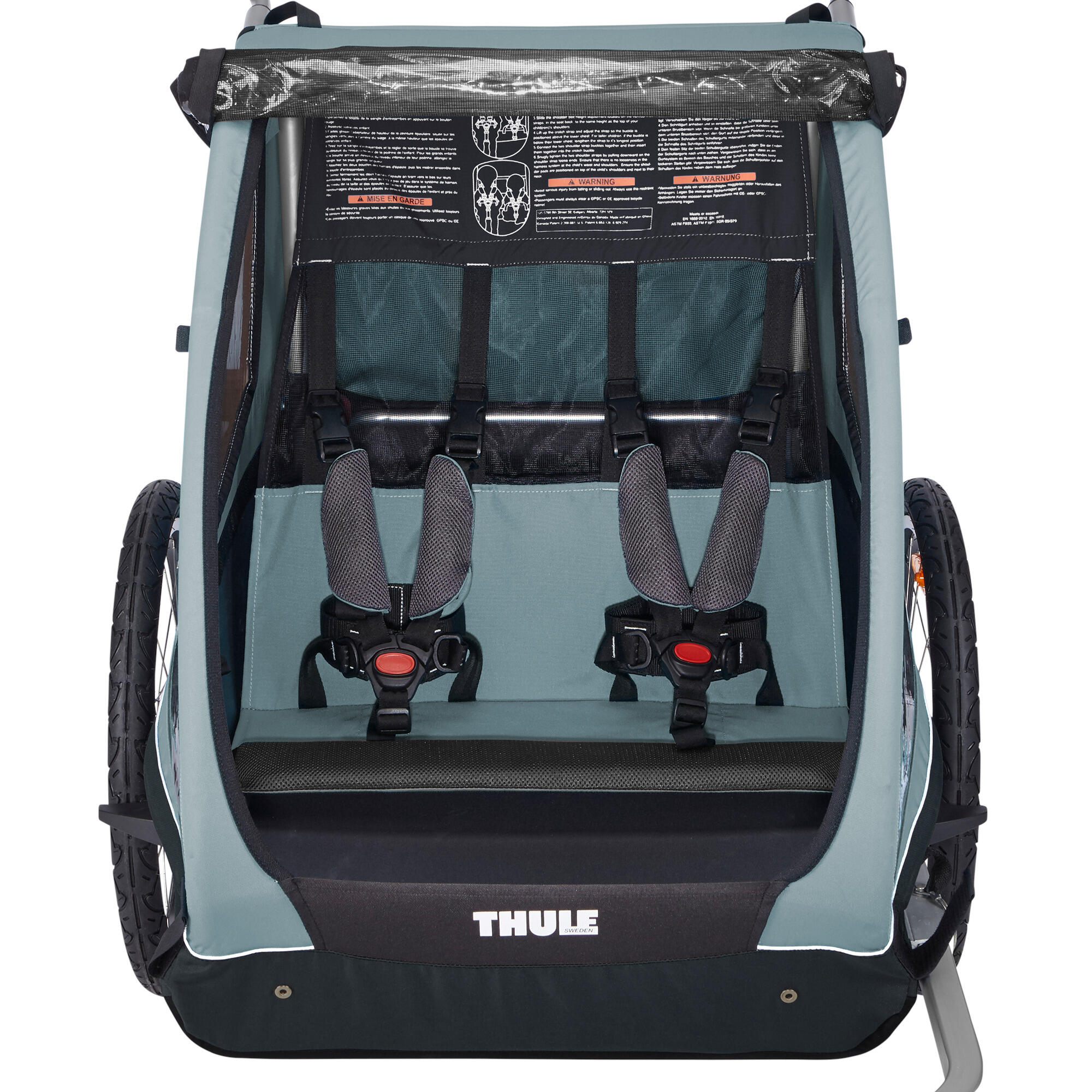 Thule Coaster XT kinderfietsaanhanger, blauw 5/6