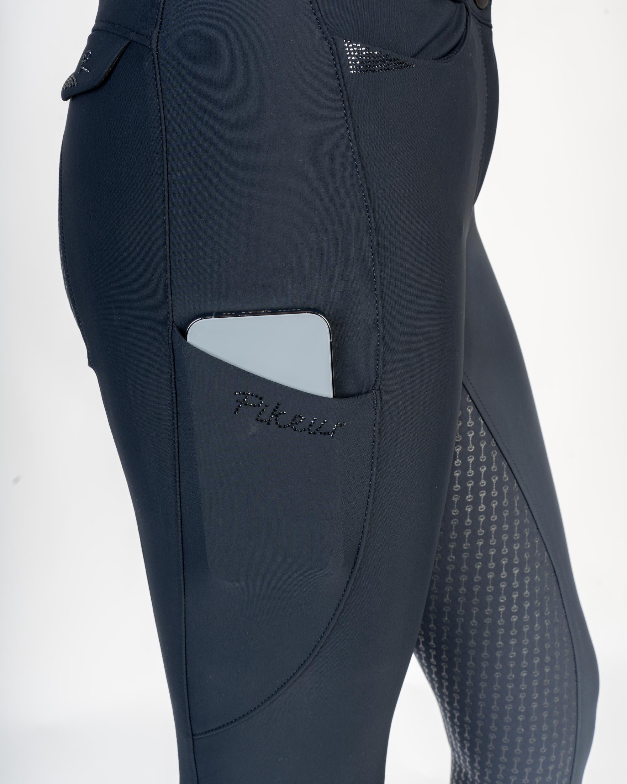 Reithose Damen Laure mit Vollgrip nightblue 5/6