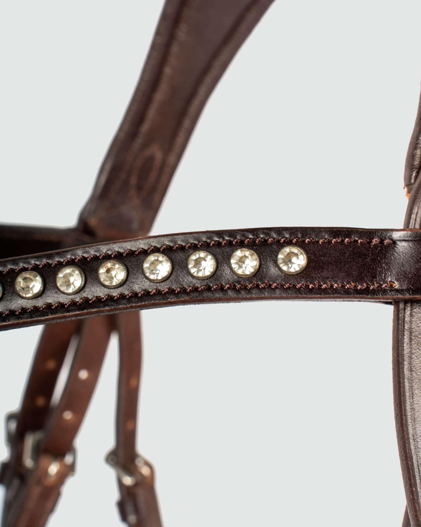 Dressurtrense "Charlotte" schwed.-komb. braun/braun 3/7