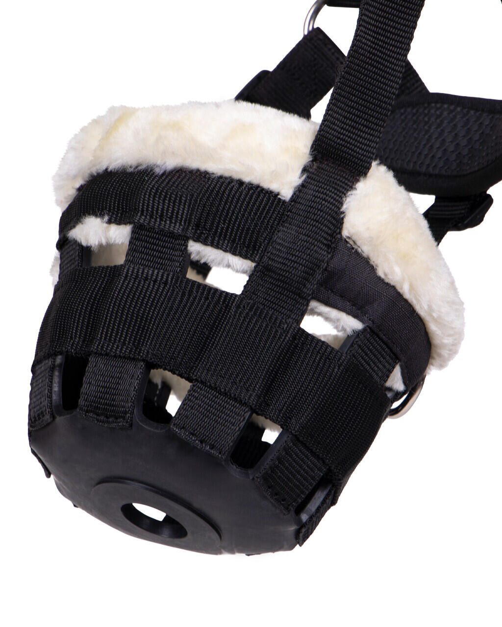 Muselière pour cheval avec longe QHP 3/3