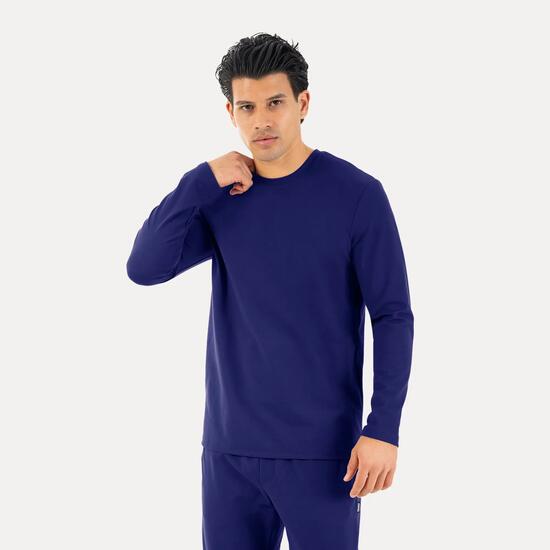 Herren Longsleeve Xion Braun