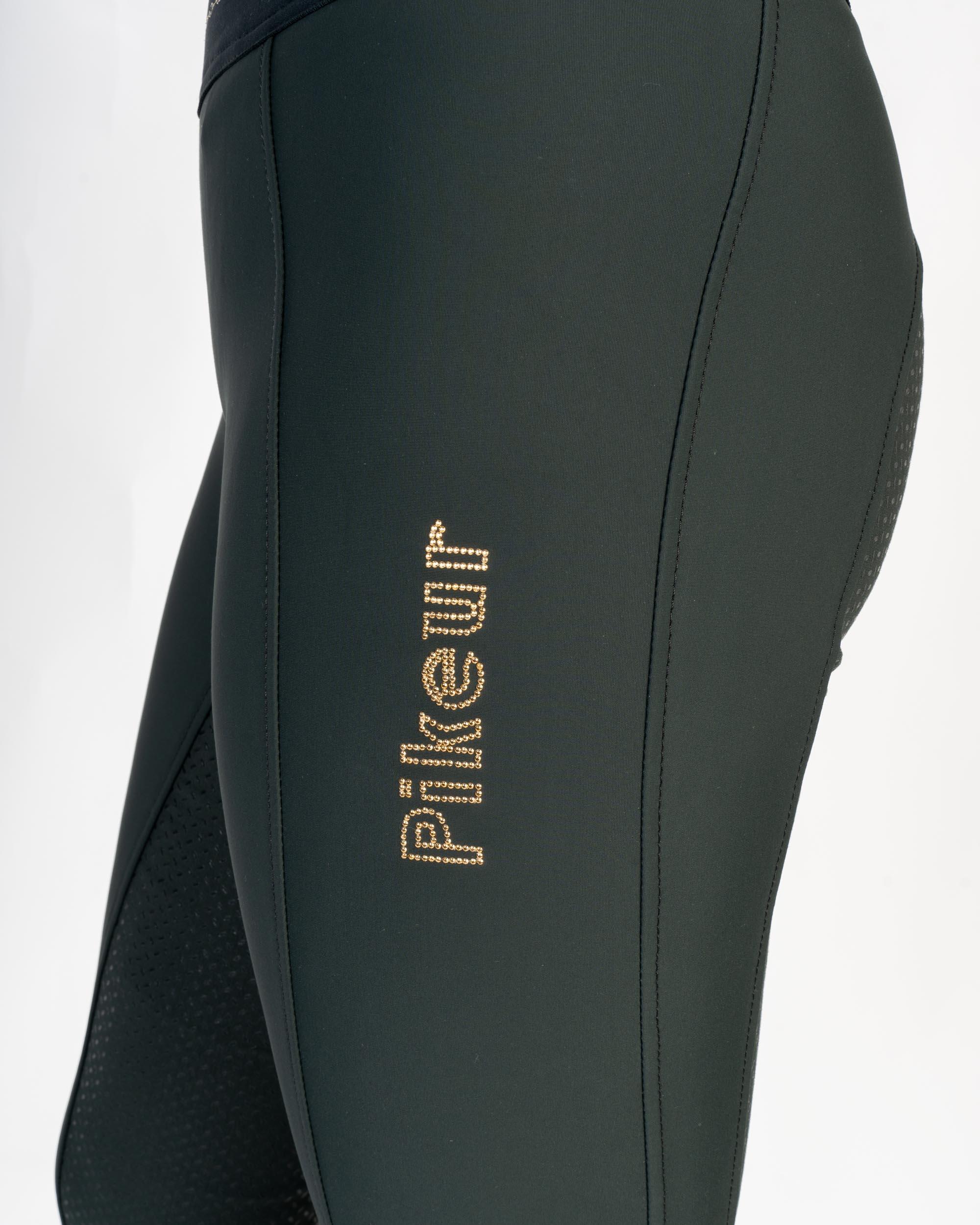 Reithose Damen Juli Athleisure mit Vollgrip dark green 3/6