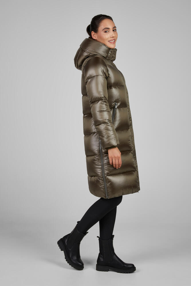 Mantel Damen Selection Quilted slate brown 5/6