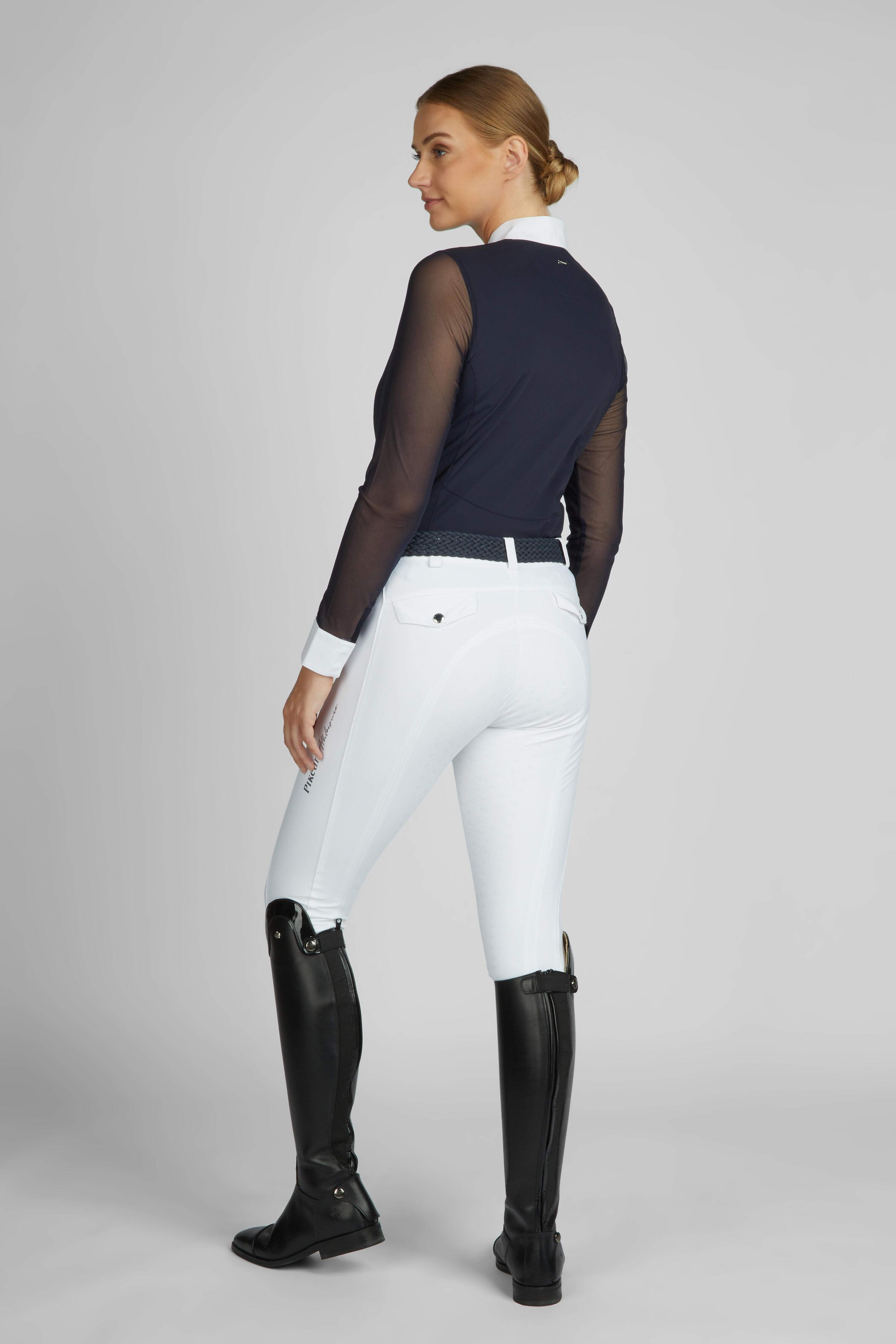 Reithose Damen Romy Sd mit Vollgrip weiß 2/3