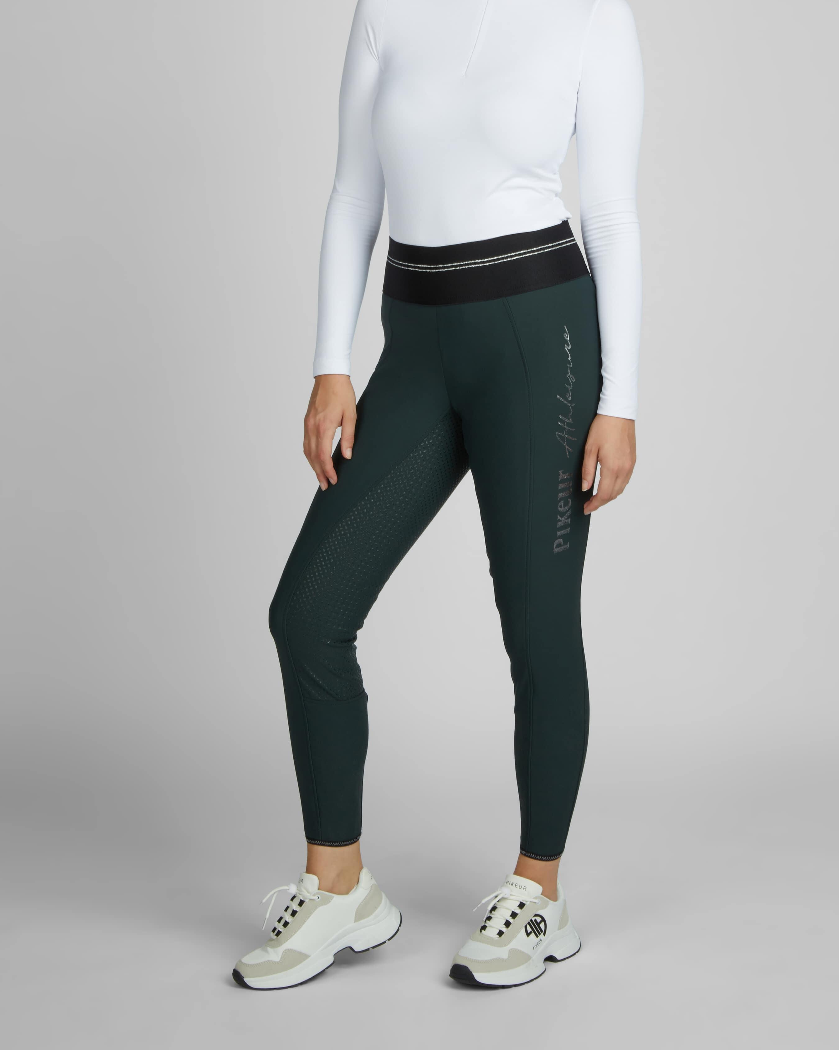 Reithose Damen Gia Athl mit Vollgrip dark green 2/3