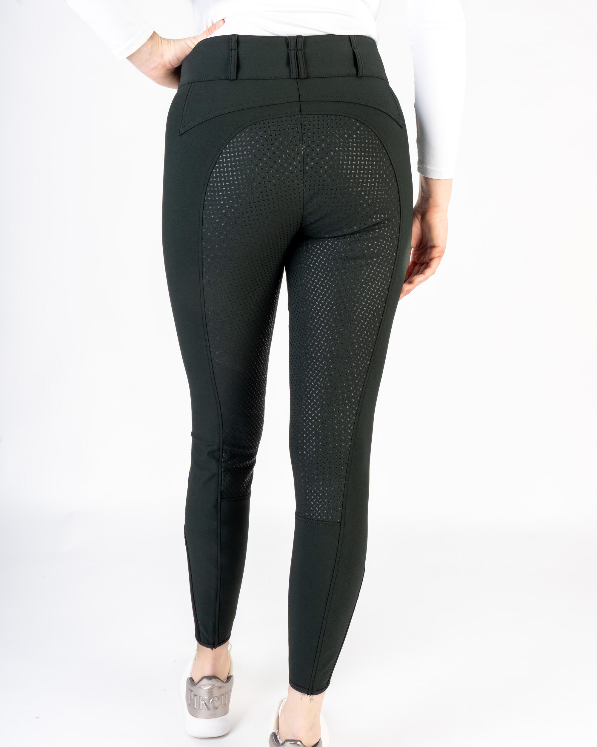 Reithose Damen Candela mit Vollgrip dark green 2/6