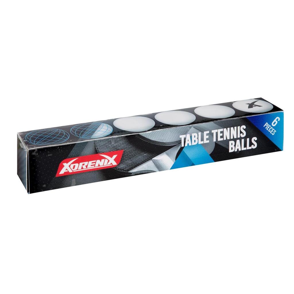 Toi-Toys Adrenix Table Tennis Balls - Pack of 6