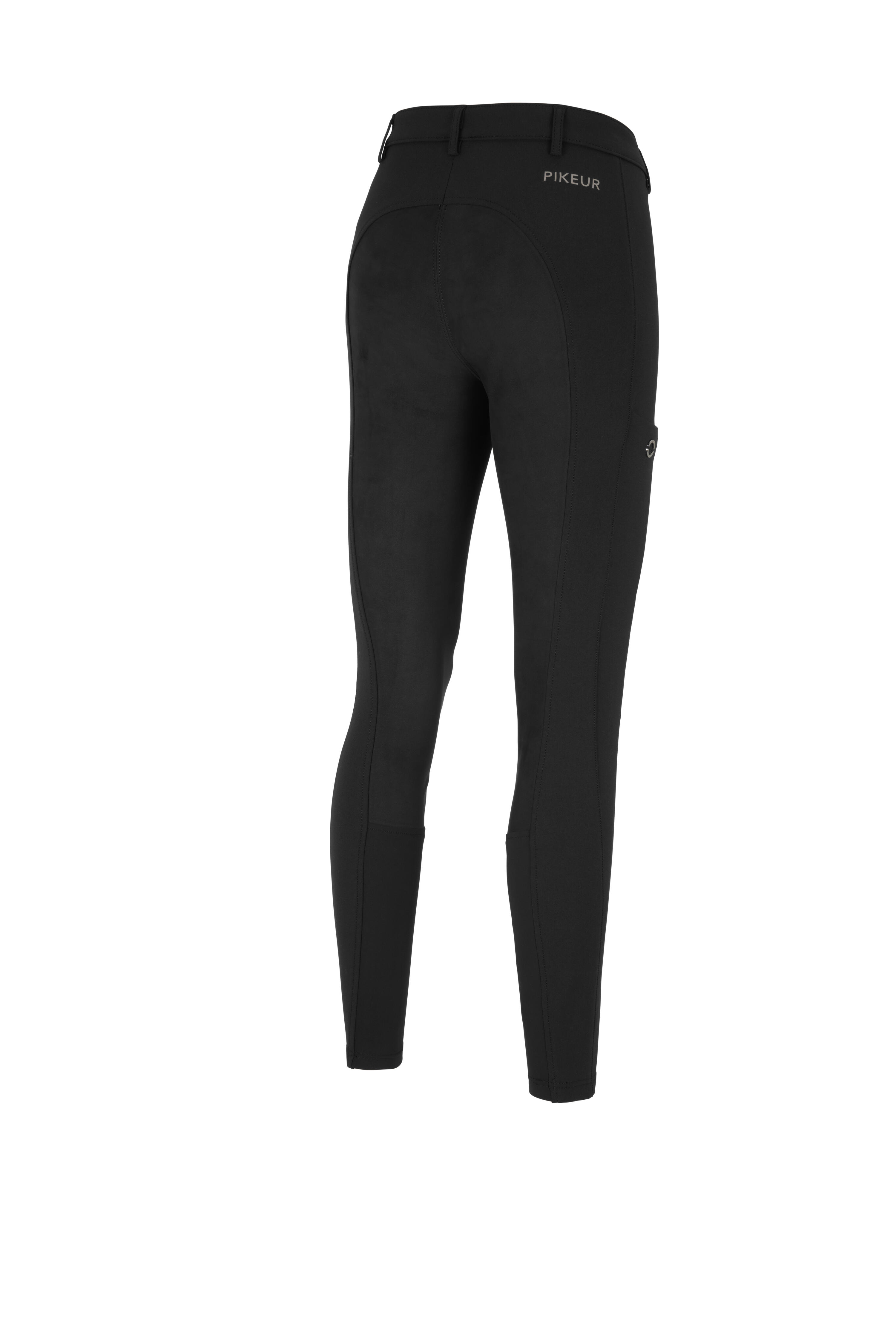 Reithose Damen New Lugana Kunstleder Ganzbesatz schwarz 2/2