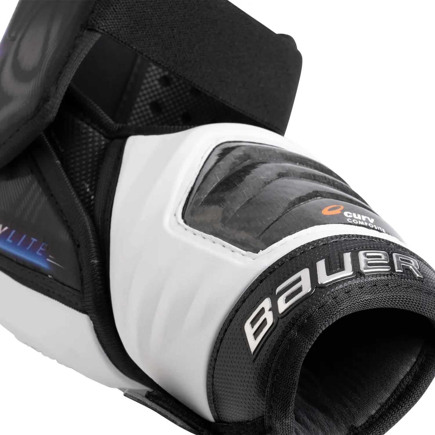 BAUER Vapor Flylite Senior Eishockey-Ellenbogenpolster für Kinder 4/7