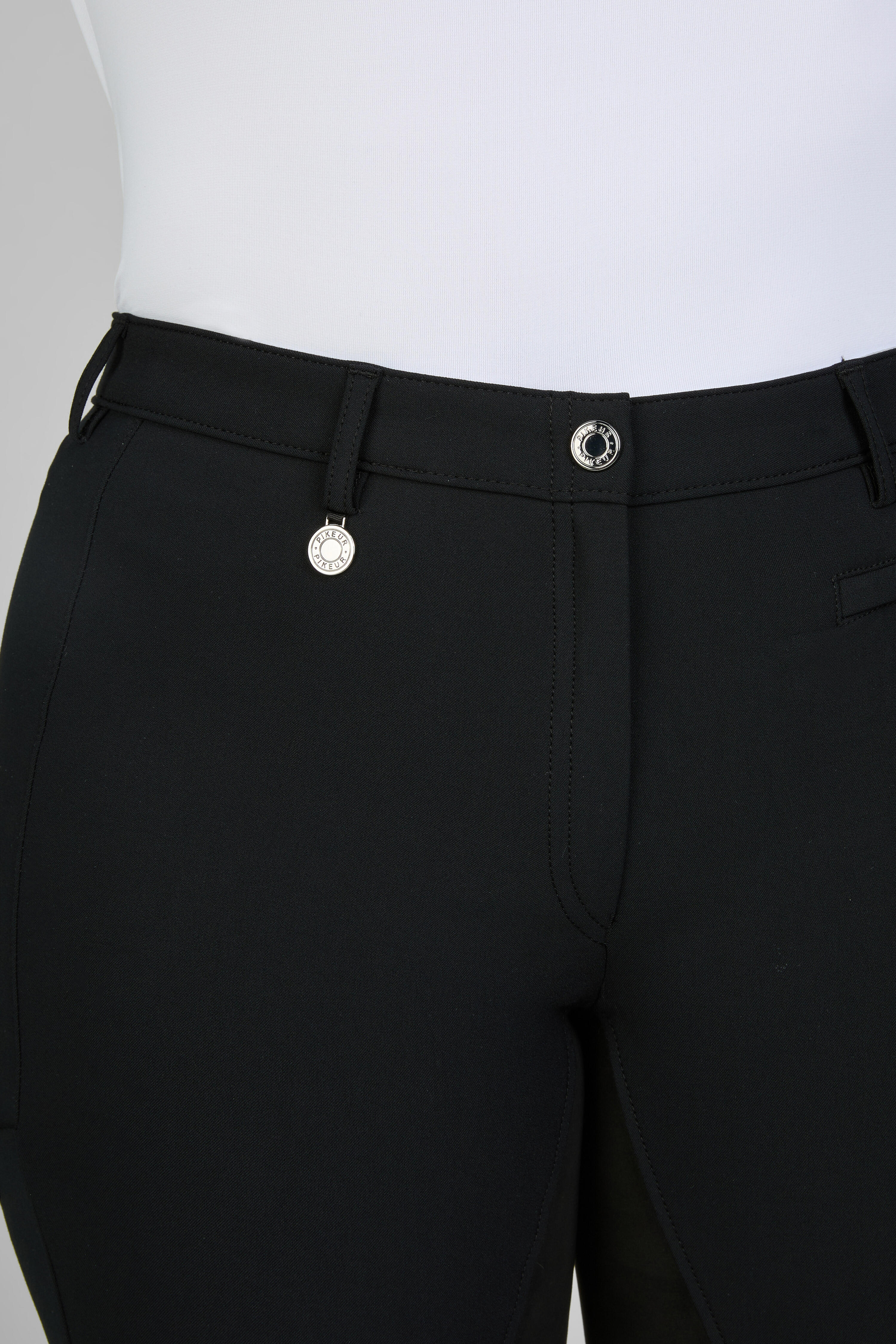 Reithose Damen New Lugana Kunstleder Ganzbesatz nightblue 2/7