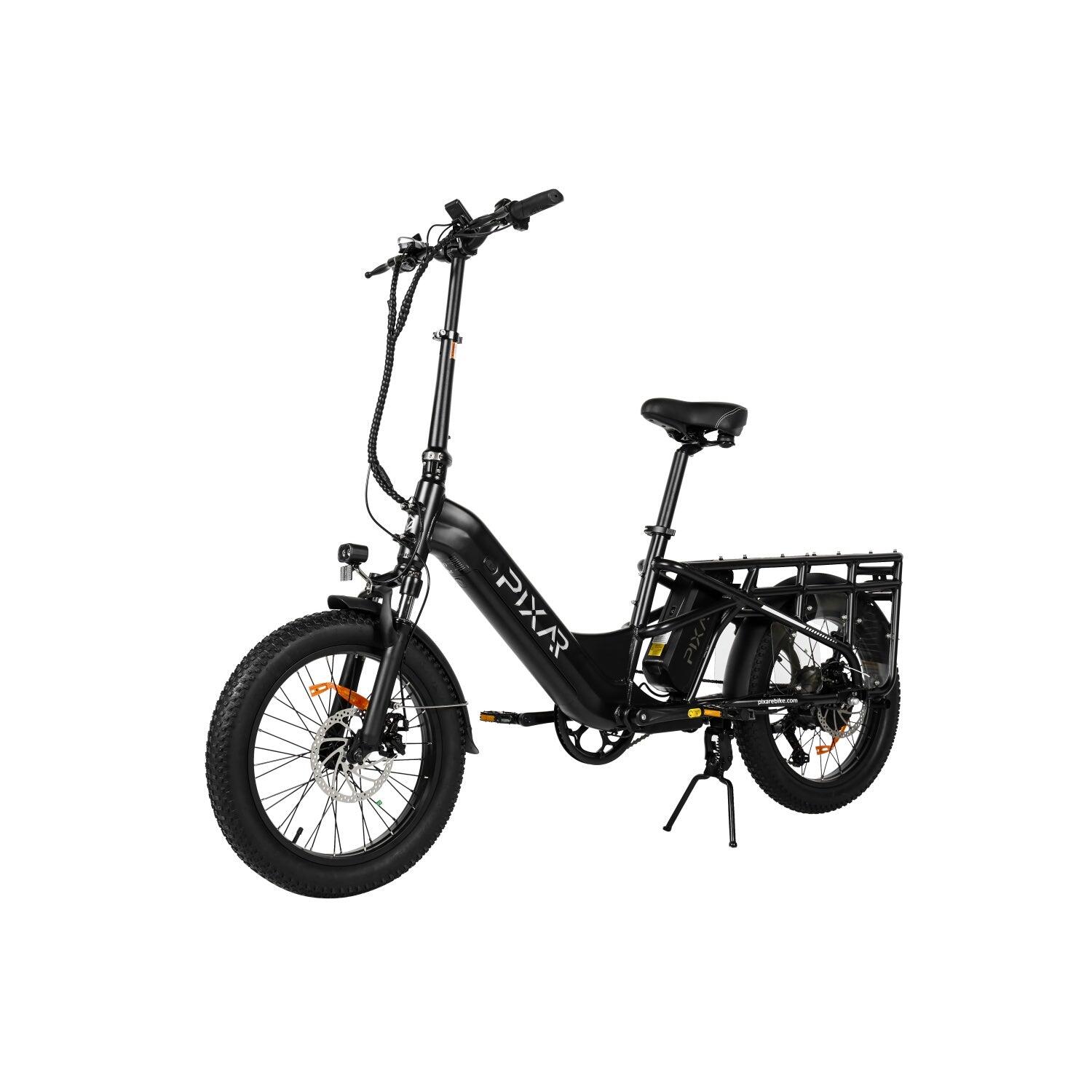Pixar PLUS7 500W 48V 20,4Ah Fat Tire Bicicleta Elétrica Preto 2/5