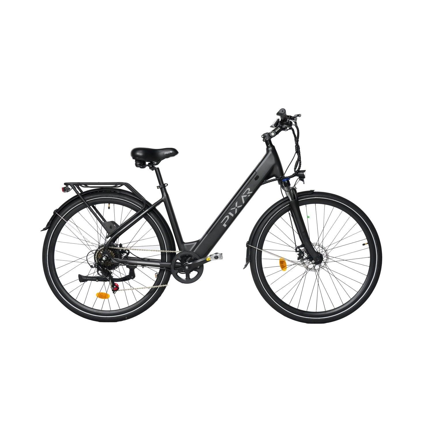 PIXAR CITY1 250W 36V 10,4Ah eBike 120KG 15° Salita Nero 2/5