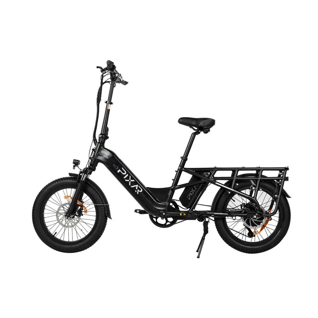 Pixar PLUS7 500W 48V 20.4Ah 20x3.0 Fat Tire Electric Bike Black