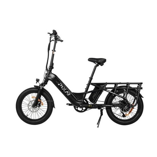 Pixar PLUS7 500W 48V 204Ah Fat Tire Bicicletta Elettrica Nero