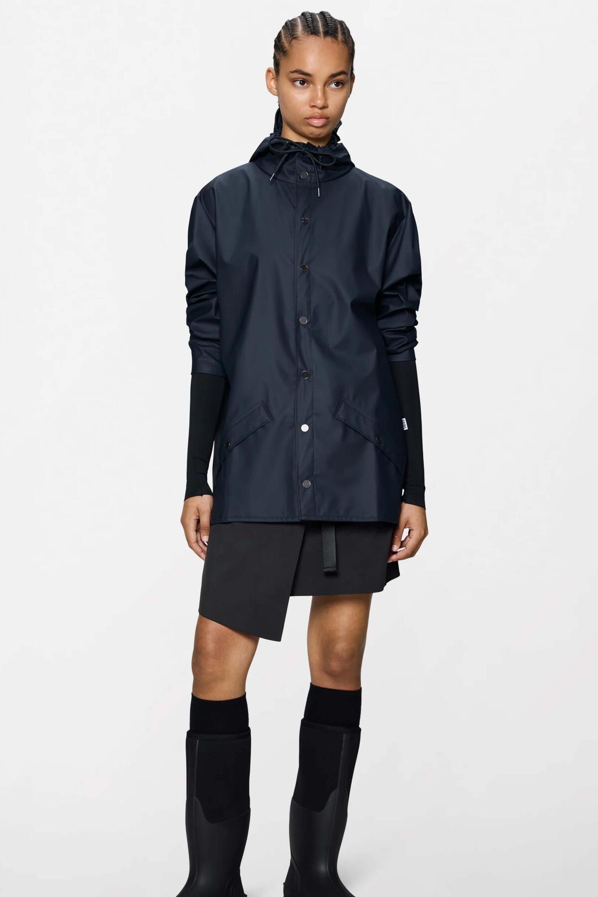 Veste Rains Modèle Jacket W3 Couleur Bleu 5/7