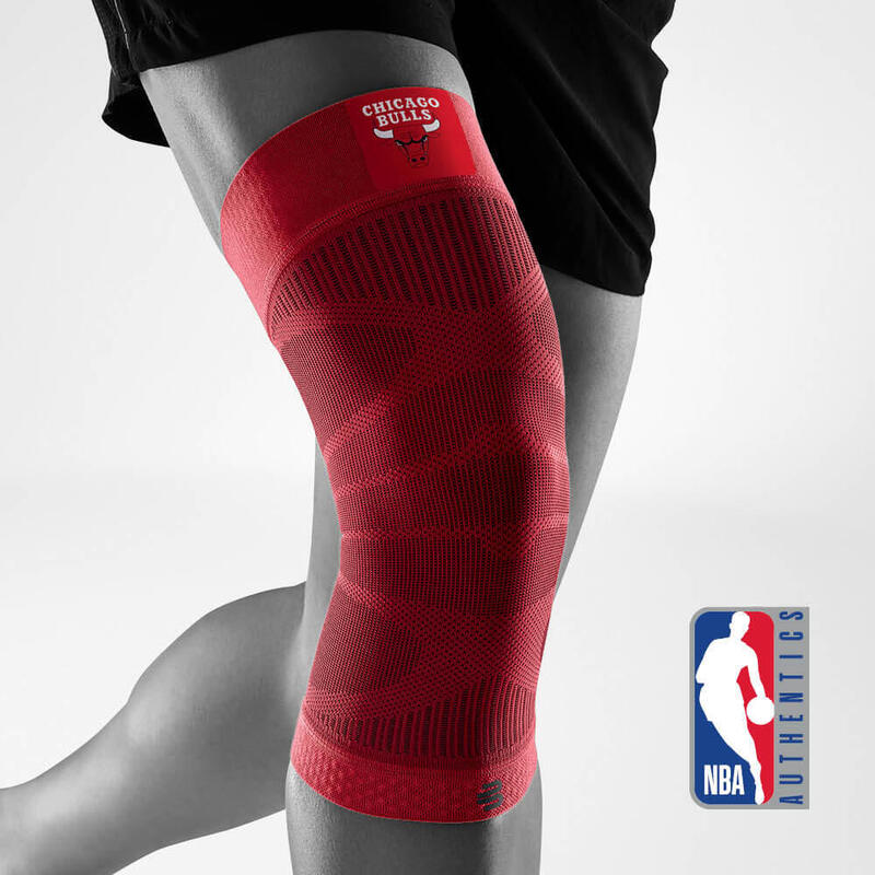 NBA 運動加壓護膝 - 櫻桃紅