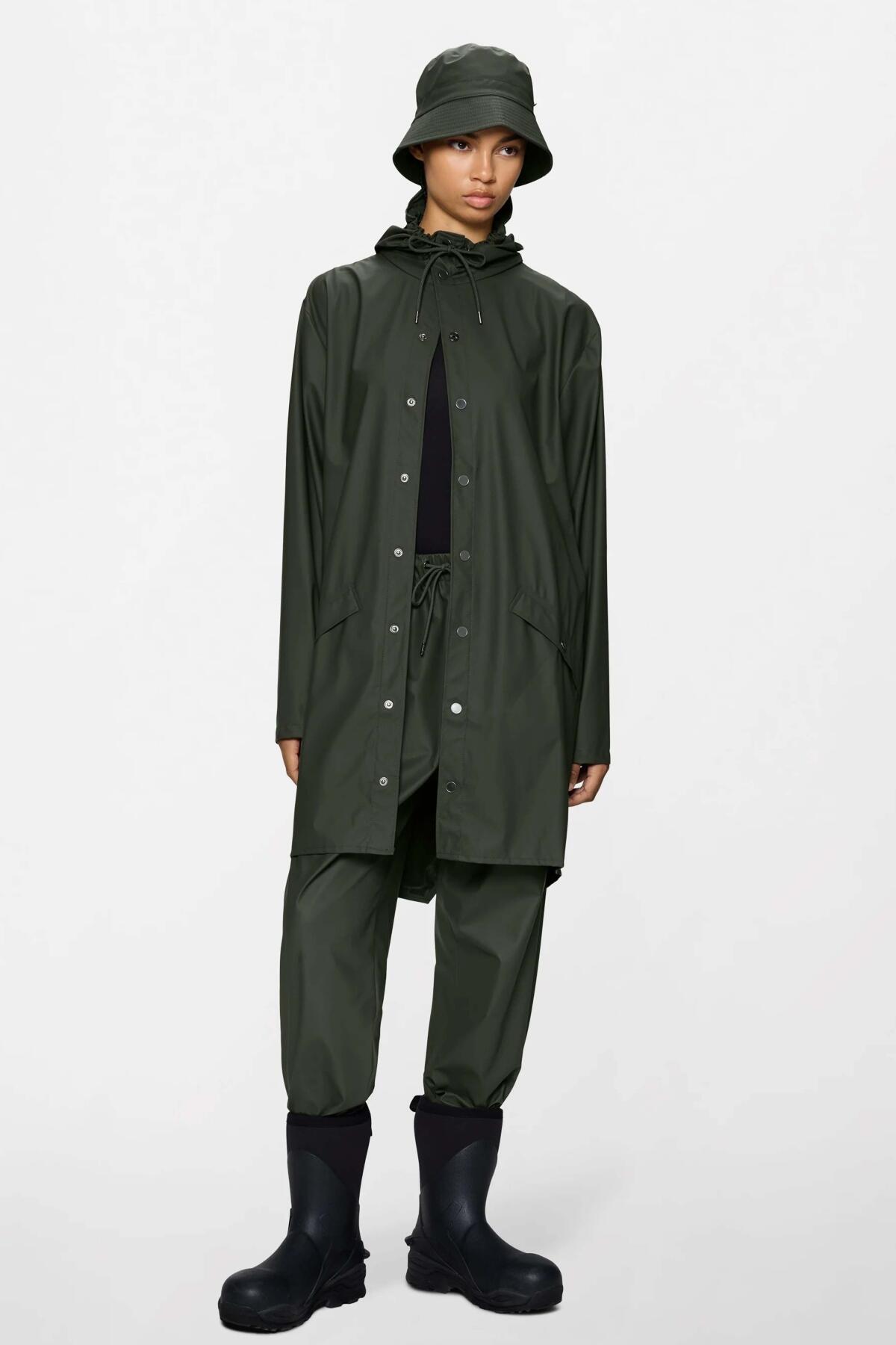 Chubasquero > Cortavientos Mujer Rains Long Jacket W3 5/5