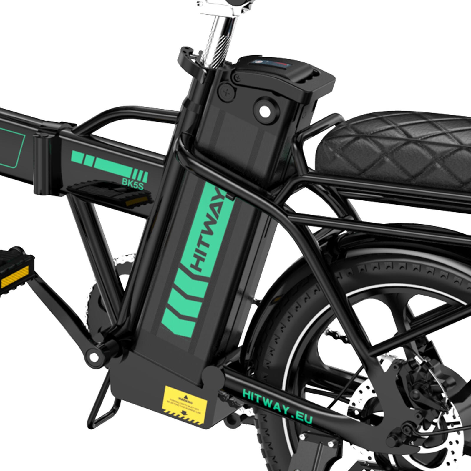 Vouw e-bike 16" 13ah 100km BK5 APP 4/7