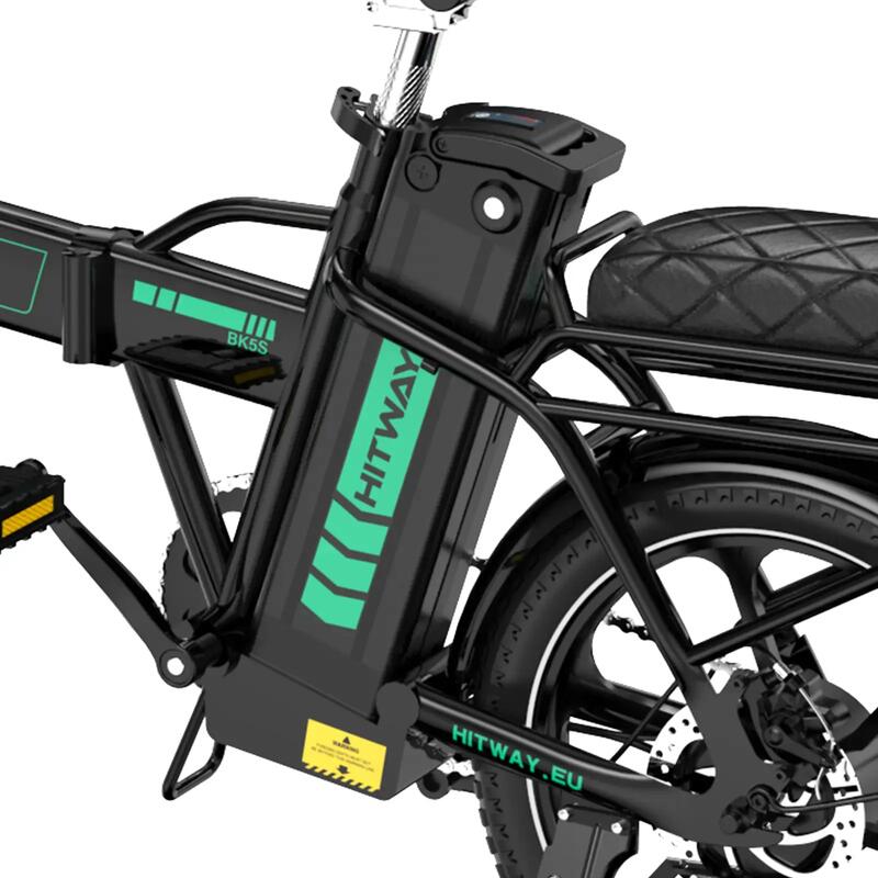 Bicicletă electrică pliabilă 16" 13Ah Autonomie 100km APP BK5