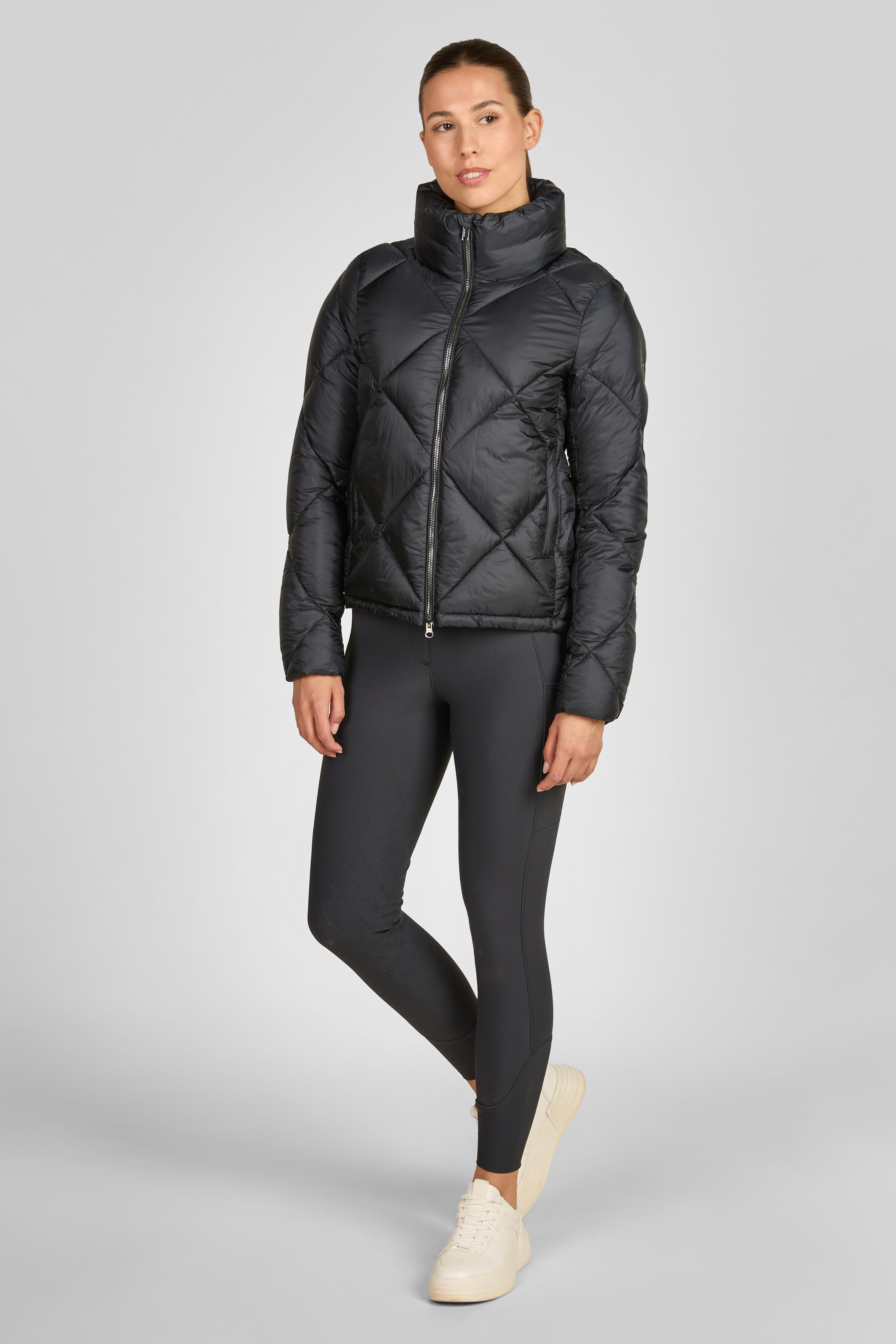 Jacke Damen Heritage Quilt dunkelblau 5/5