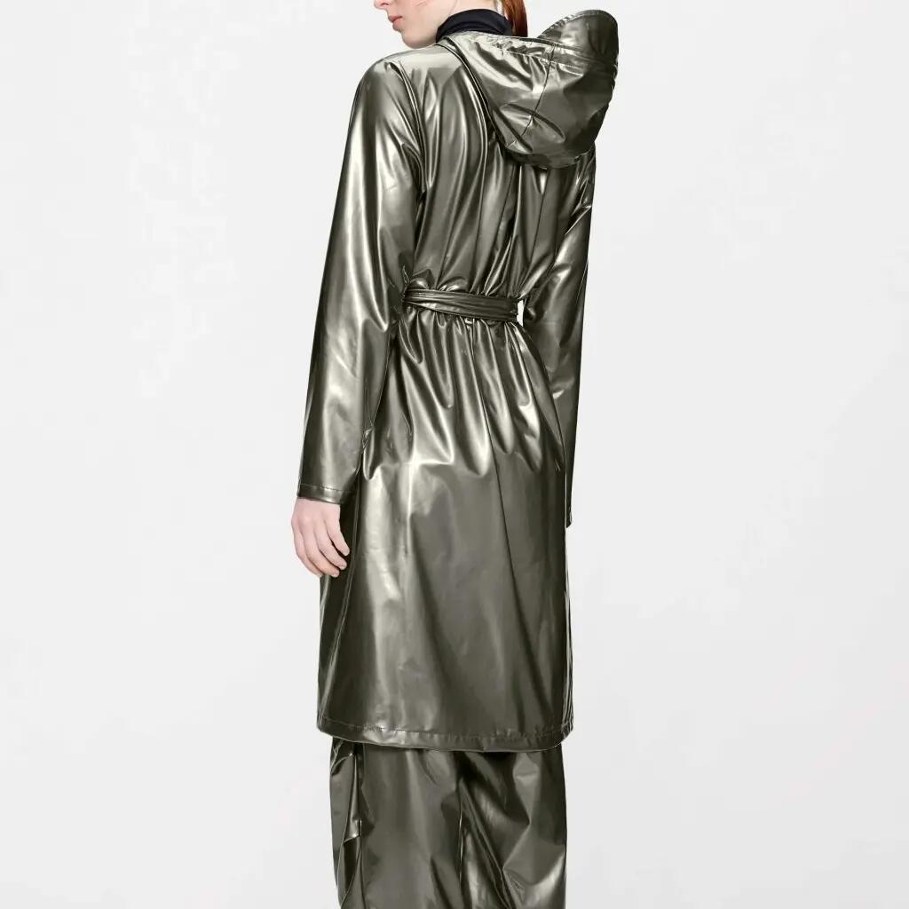 Kurtka RAINS A LINE LONGER W JACKET W3 Srebrny 2/5