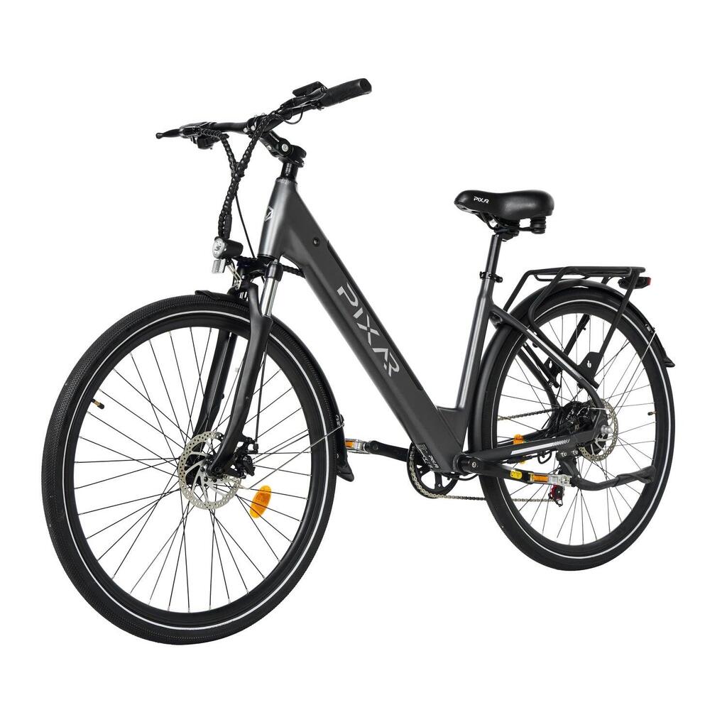 PIXAR CITY1 250 W 36 V 10,4 Ah електровелосипед, 120 кг, 15° наклон, сив