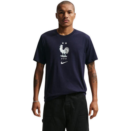 T-shirt homme Nike FFF Soccer - 100% coton, coupe standard
