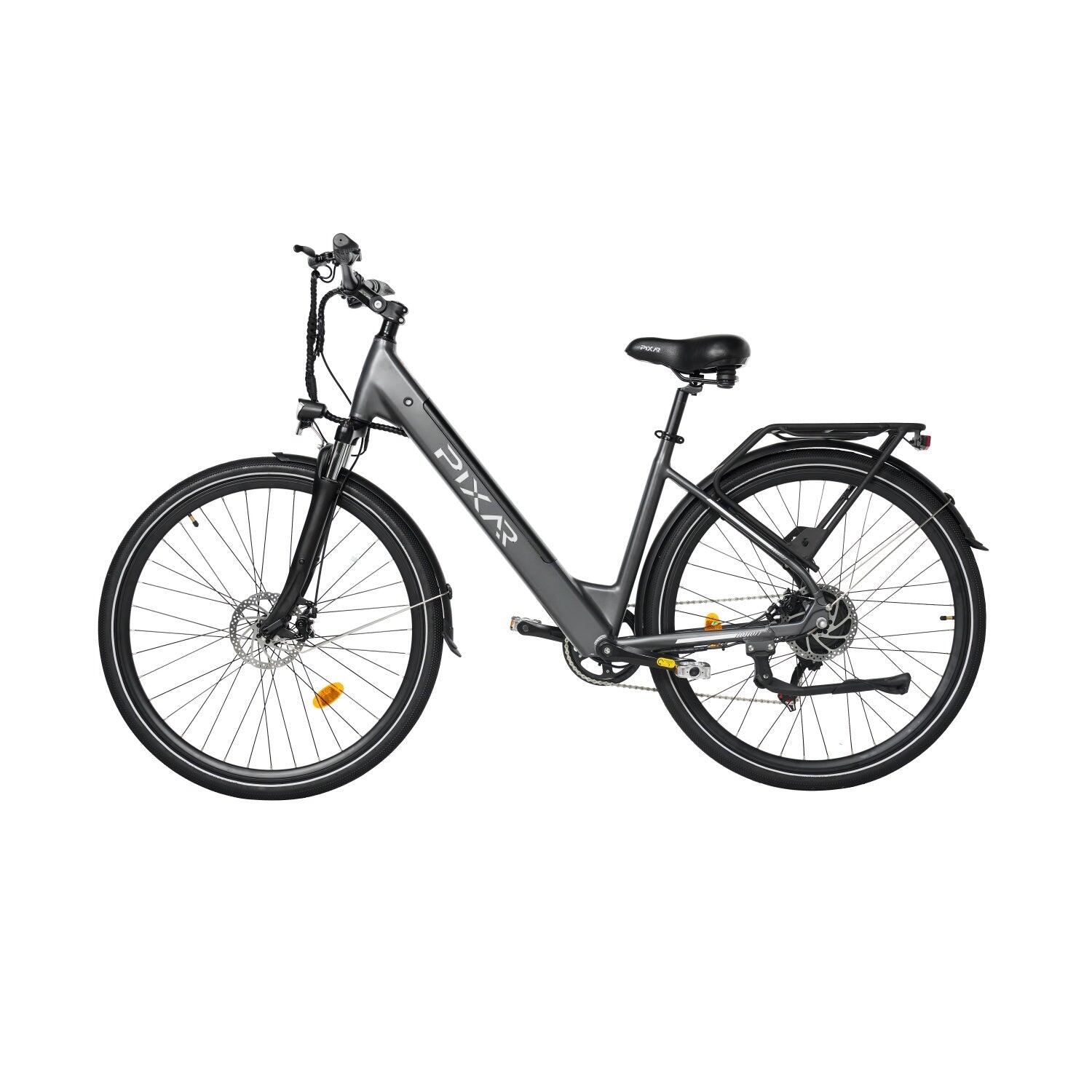 PIXAR CITY1 Vélo Électrique 250W 36V 10,4Ah 120KG 15° Gris 4/5