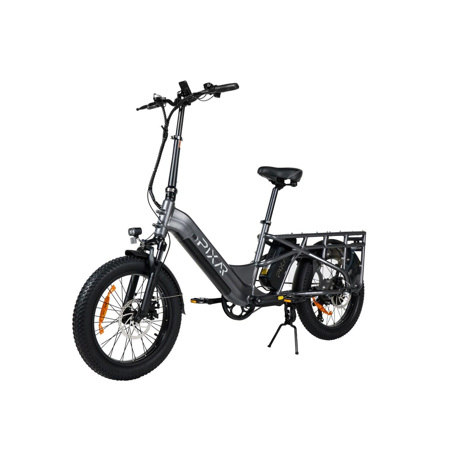 Pixar PLUS7 500W 48V 20,4Ah Fat Tire Bicicleta Elétrica Cinza 2/5