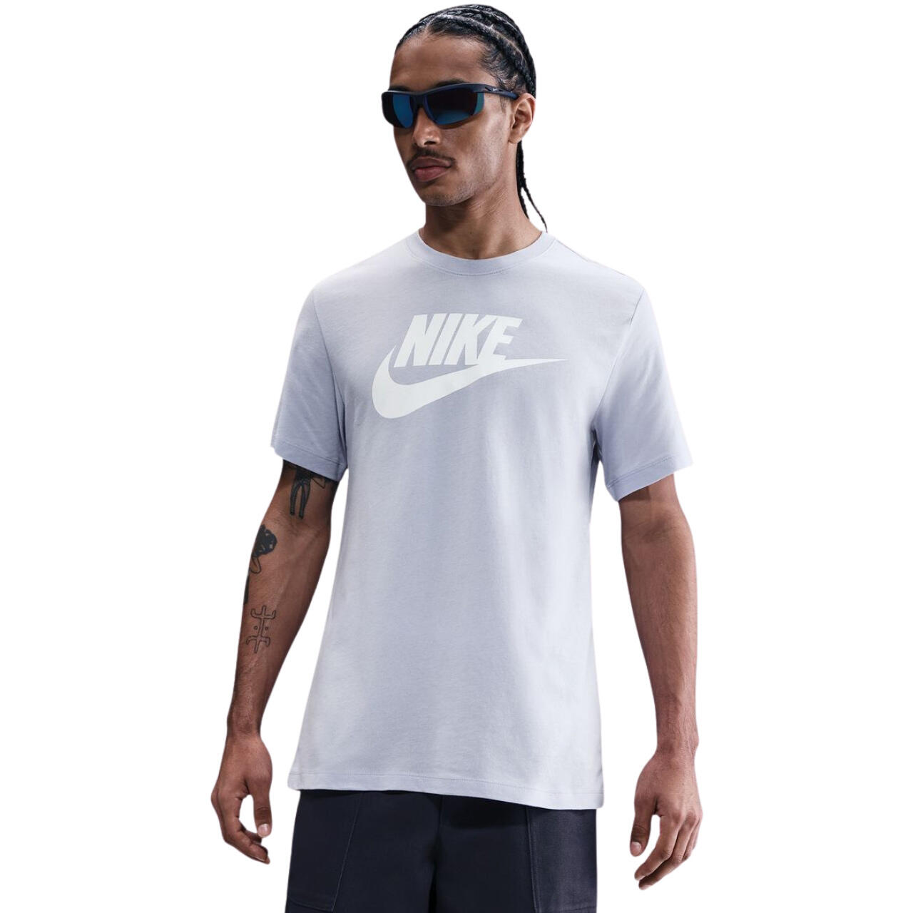 T-shirt Nike pour homme, manches courtes, col rond, 100 % coton 1/5