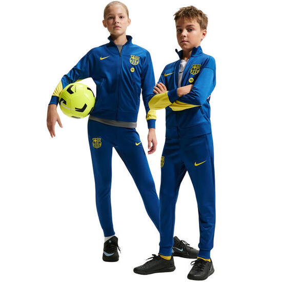 Survêtement enfant Nike FC Barcelona Strike bleu foncé