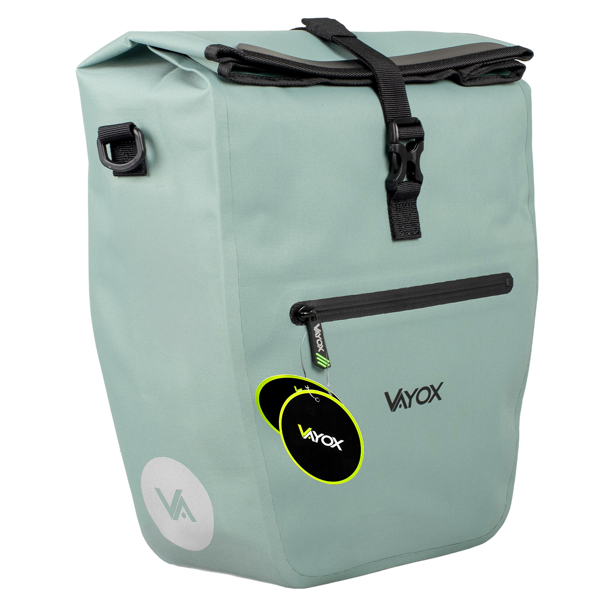 Alforge de bicicleta para porta-bagagens VAYOX VA0445 lateral impermeável 25L 3/8