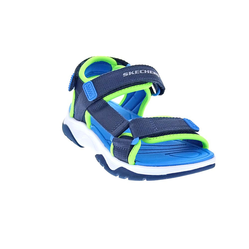 Sandalias Skechers modelo 407013L-NVBL para crianças unissex 4/5