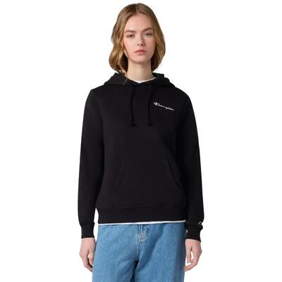Champion dameshoodie slim fit zwart.