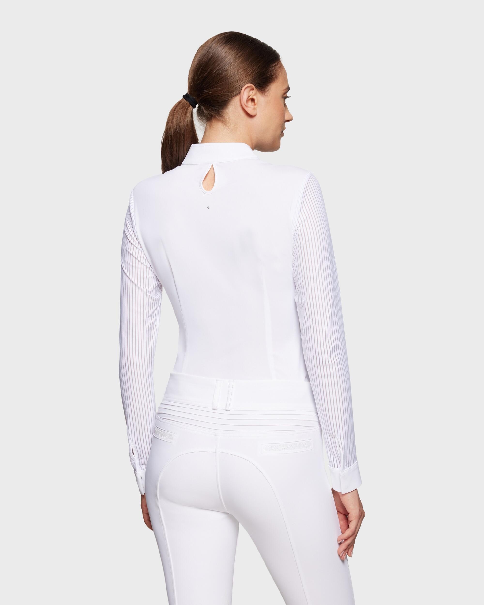 Turniershirt Damen Faustine weiß 2/3