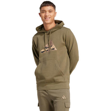 Sweat adidas Camo homme, doublure polaire, capuche ajustable