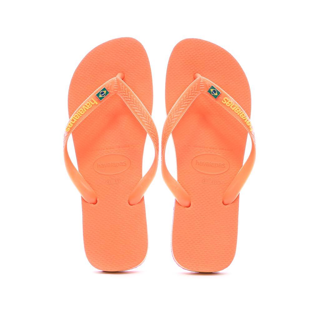 Tongs Orange Homme Havaianas Brasil Layers 3/3